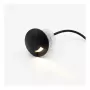 SYNERGY21 LED Foco de suelo empotrable ARGOS Segmento redondo 2 IP67 Blanco cálido - Negro