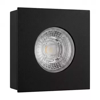 SYNERGY21 Synergy 21 LED Foco de techo empotrable Helios Negro, Cuadrado, Marco de superficie