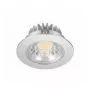 SYNERGY21 Synergy 21 LED Foco de techo empotrable Helios Plata - Redondo - Blanco cálido