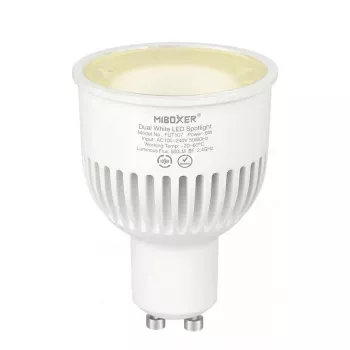 MIBOXER FUT107 LED Retrofit GU10 6W Doble blanco LED Foco
