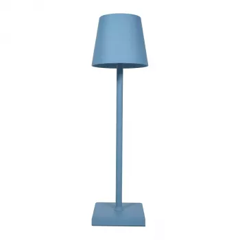 SYNERGY21 LED Lámpara de mesa con batería - Regulador táctil - Azul