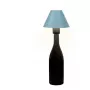 SYNERGY21 Synergy 21 lámpara de mesa LED con batería para botellas de exterior IP54 interruptor táctil regulable azul