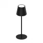 SYNERGY21 Synergy 21 Lámpara de mesa LED, recargable, batería - Exterior IP54 - Regulador táctil, regulable - Negra