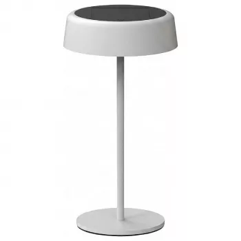 SYNERGY21 Lámpara de mesa LED SOLAR/batería, exterior IP54, regulador táctil, blanca (S21-LED-JT240020)