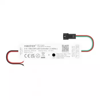 Miboxer Controlador LED Pixel 3 en 1 SPI 2,4GHz (SPI3-M)
