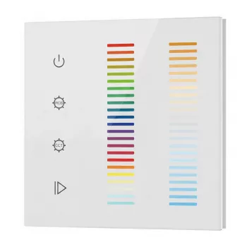 Synergy 21 Controlador LED EOS 05 Interruptor de pared 5 canales RGB-WW (RGB-CCT)