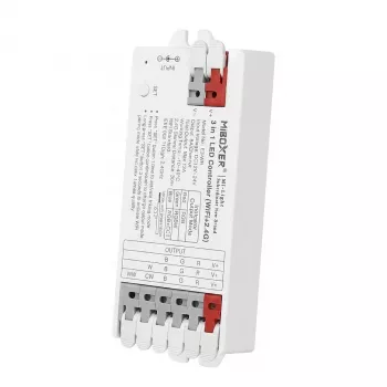 Miboxer E3-WR Controlador LED 5 en 1 RGB/RGBW/RGB+CCT Wi-Fi 2,4 GHz