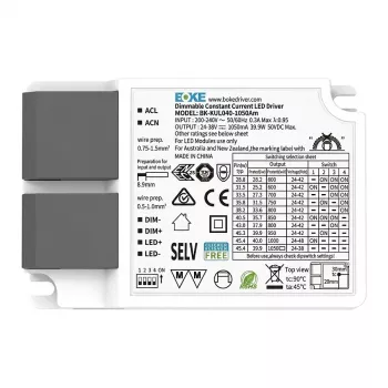 SYNERGY21 LED Light Panel 620x620 con Fuente de Alimentación Estándar 35W PRO V4 0-10V DIM BOKE (BK-KUL040-1050Am)