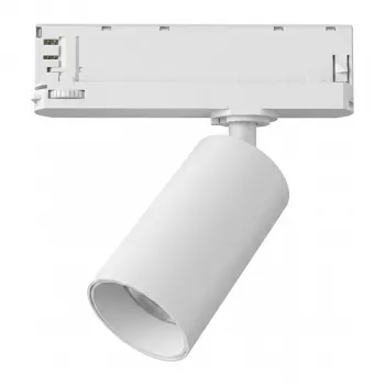 Synergy21 LED Foco de carril para sistema de carril trifásico VLF Series Blanco 3000K (adaptador integrado estándar)