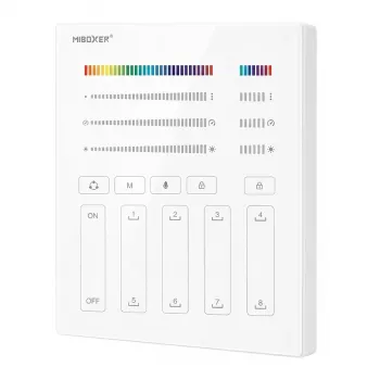Synergy 21 Pixel LED SPI Smart Panel mando a distancia RGB-WW (RGB/RGB-W/RGB-CCT) para Milight/Miboxer (B9)