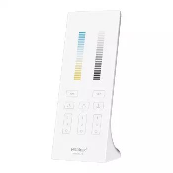 MIBOXER Y2-W 2,4GHz Dual White CCT mando a distancia LED, 3 zonas, Blanco