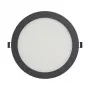SYNERGY21 LED Ultra Slim Panel Light V6 24W blanco dual (CCT) negro 24V