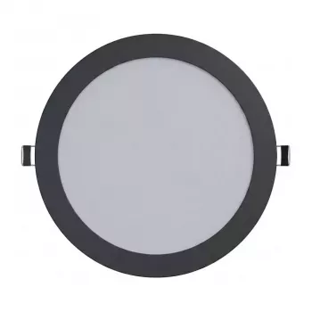 SYNERGY21 LED Ultra Slim Panel Light V6 12W SWW/WW/NW (3CCT) negro 24V
