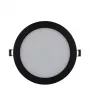 SYNERGY21 LED Ultra Slim Panel Light V6 15W SWW/WW/NW (3CCT) negro 24V