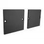 SYNERGY21 LED perfil en U ALU3535 tapa final (par) negro