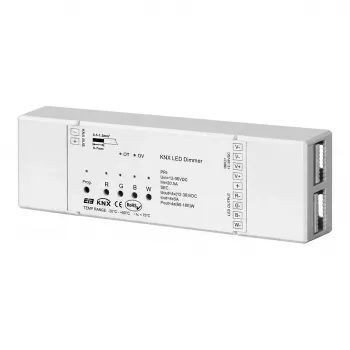 SYNERGY21 LED controlador EOS 08 KNX regulador 4x5A con efectos de color dinámicos