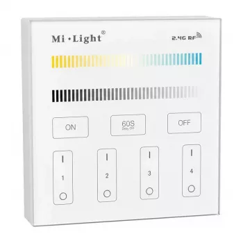 MIBOXER Synergy 21 LED Smart Panel blanco dual (CCT) mando a distancia 4 zonas (T2)