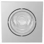 SYNERGY21 LED Foco de techo empotrable Helios plata, cuadrado + orientable, blanco neutro