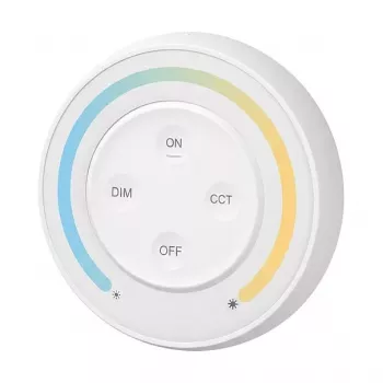 MiBoxer S1-B Mando a distancia Sunrise para LED Dual White (CCT), 2,4 GHz, negro