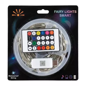 SYNERGY21 DIGITAL Party LED IP65 Controlador USB con mando a distancia RF o app Bluetooth, RGBW (S21-LED-JT240016)