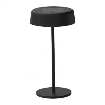 Synergy 21 Lámpara de mesa LED SOLAR/batería, Outdoor IP54, regulador táctil, negro