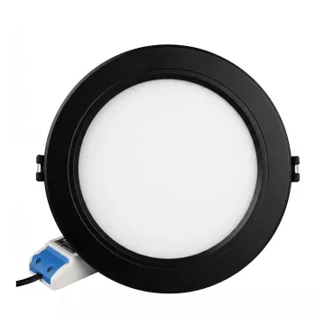 Miboxer Synergy 21 Panel LED redondo 6W RGB+CCT con RF y Wi-Fi negro (FUT068B)