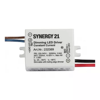 SYNERGY21 Synergy 21 Foco LED de techo empotrable Helios fuente de alimentación regulable TRIAC