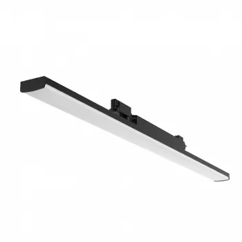 SYNERGY21 Foco LED de carril 48W 120° Blanco cálido CRI>90 para sistema de carril de 3 fases Negro