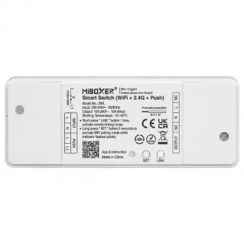 Synergy 21 Interruptor inteligente WiFi LED WiFi + 2.4G + pulsador Milight/Miboxer (SWL)