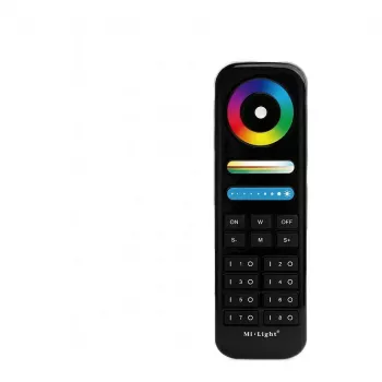 Miboxer Synergy 21 Mando a distancia LED RGB-WW RGB-CCT 8 zonas negro (FUT089B)