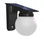 SYNERGY21 Synergy 21 Lámpara de pared LED con batería y lámpara solar - esfera vidrio lechoso -