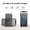 LogiLink Soporte para smartphone y cargador inalámbrico Negro