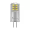 OSRAM LED PIN 12V P 2,2W 827 Clear G4 Bombilla LED de bajo voltaje 12V con casquillo de contacto