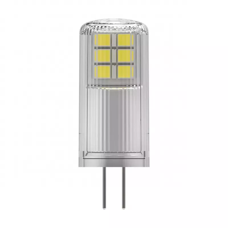 OSRAM LED PIN 12V P 2,2W 827 Clear G4 Bombilla LED de bajo voltaje 12V con casquillo de contacto