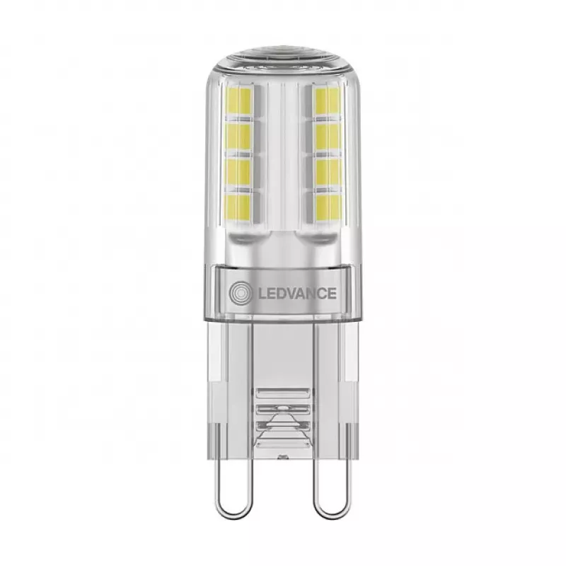 OSRAM LED PIN G9 2.6W 827 transparente G9 bombilla LED con casquillo de clavijas retrofit