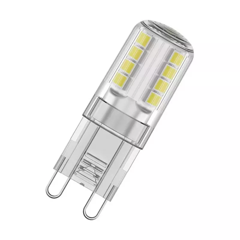 OSRAM LED PIN G9 2.6W 827 transparente G9 bombilla LED con casquillo de clavijas retrofit