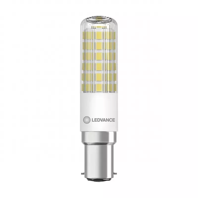 OSRAM LED SPECIAL T 6,5W 827 Clear B15d Bombilla LED tubular, 806 lm, 2700 K, Blanco Cálido, no regulable, pack de 2