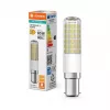 OSRAM LED SPECIAL T 6,5W 827 Clear B15d Bombilla LED tubular, 806 lm, 2700 K, Blanco Cálido, no regulable, pack de 2