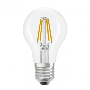 OSRAM LED Classic A 40 Filament P 3,4W 827 Clear E27 Bombilla LED, bombilla clásica