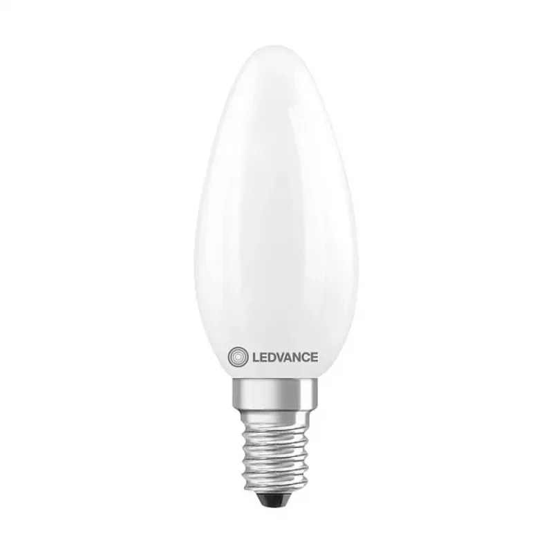 Osram LED Classic B 40 Filament P 3.4W 827 Frosted E14 bombilla LED, forma de vela, blanco cálido