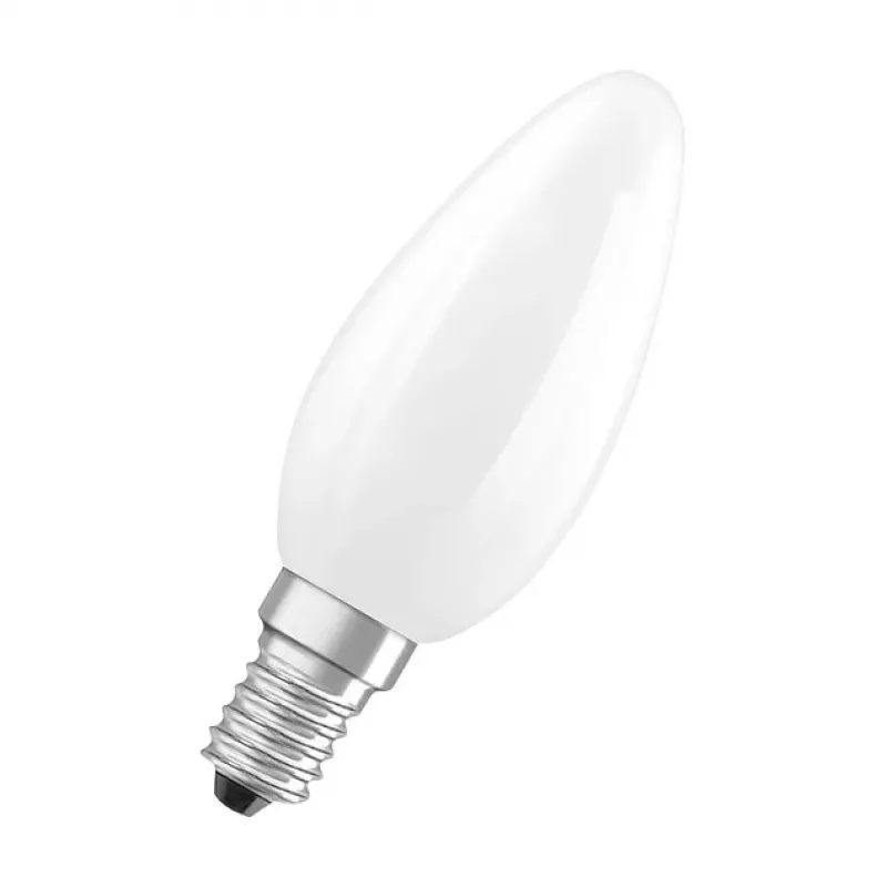 Osram LED Classic B 40 Filament P 3.4W 827 Frosted E14 bombilla LED, forma de vela, blanco cálido