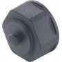 METZ CONNECT BTR E-DAT Industry IP67 V1 tapa protectora para carcasa de brida, gris