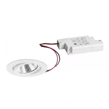 Brumberg Nivalis foco LED empotrable 8W 3000K 650lm blanco recorte 68mm