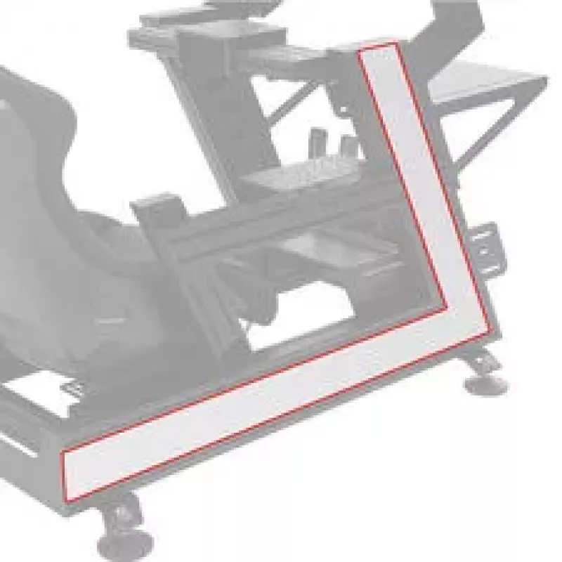 TrackTime Series One Cover cubierta protectora transparente para Series One Sim Racing Rig