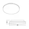 Brumberg 12510073 AB-Downlight BYAM Redondo Blanco 857 On/Off 15W 230V IP65 LED Downlight