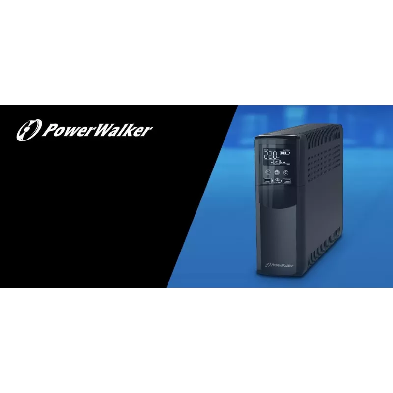 POWER WALKER SAI PowerWalker VI 600 CSW FR línea interactiva 600 VA 360 W 2 tomas