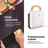 Lauben sandwichera 3 en 1 900W - negro/plata