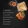 Lauben sandwichera 3 en 1 900W - negro/plata
