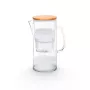 Lauben jarra filtrante de agua de cristal 32GW, 3,2L, vidrio borosilicato, sin BPA, indicador electrónico de vida del filtro, transparente/negro