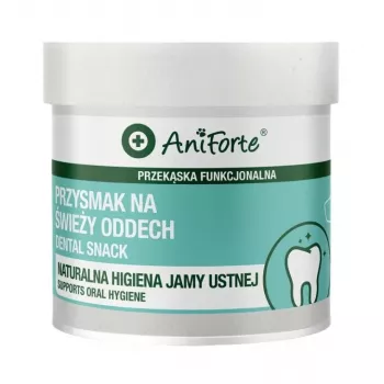ANIFORTE Dental Snack para perros 50g - Reduce placa y sarro, ingredientes naturales